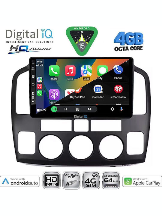 Digital IQ Car Audio System for Suzuki Vitara 2000-2005 Bluetooth USB WiFi GPS Apple CarPlay Android Auto with 9" Touch Screen