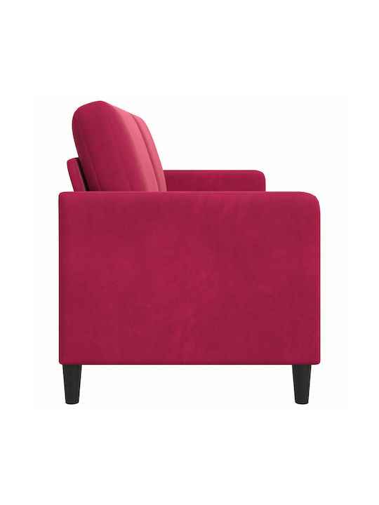 Dreisitzer Sofa mit Stauraum Rote 172x78x87cm