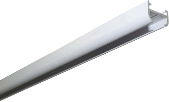 Șine Pentru Perdele Sens Unic Din Aluminiu În Culoare Albă 210 Cm