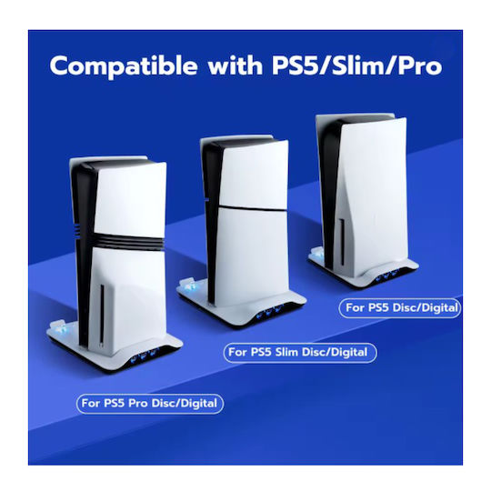 Pro Βάση Φόρτισης PS5 / PS5 Slim Λευκή 1-GAME253