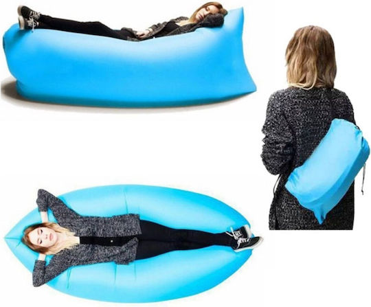 Factory Cloud Lounger Φουσκωτό Lazy Bag Μπλε 180x70cm