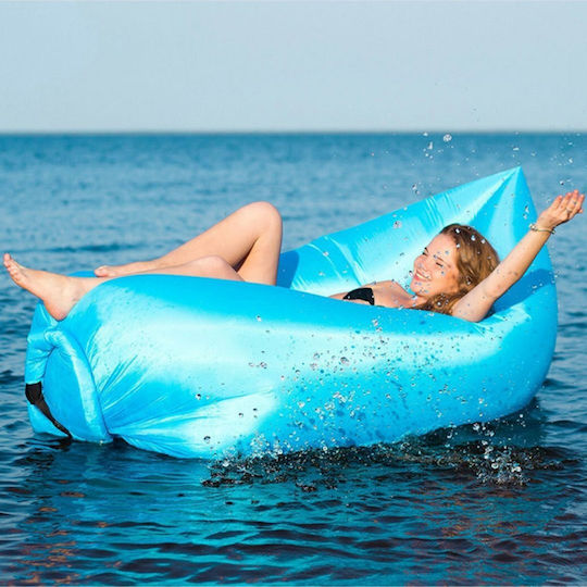 Factory Cloud Lounger Φουσκωτό Lazy Bag Μπλε 180x70cm