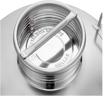 Metal Box Δοχείο Inox 100lt 15019