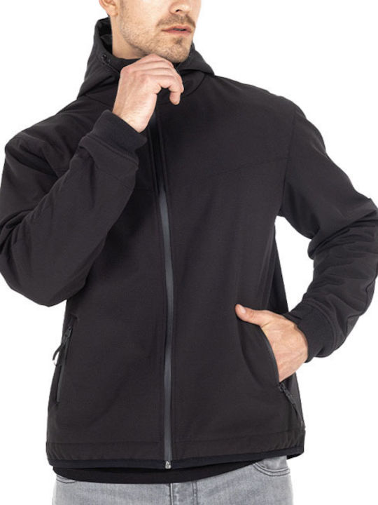 John Doe Hoodie V3 Winter Men's Riding Jacket Softshell Black