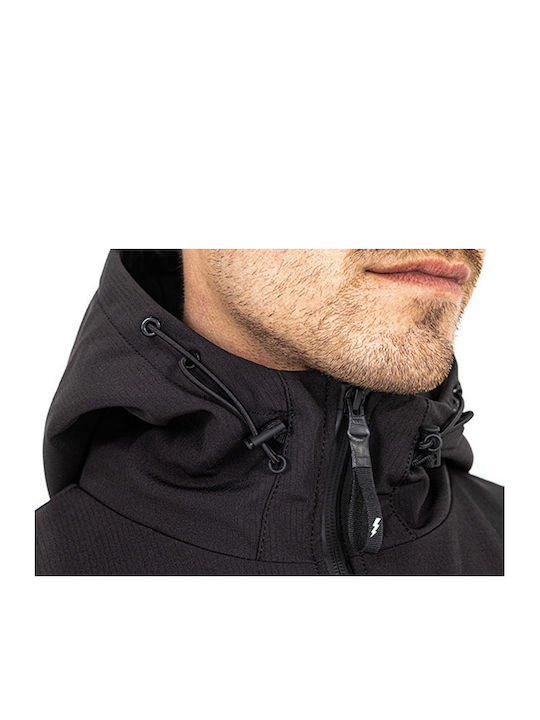 John Doe Hoodie V3 Winter Men's Riding Jacket Softshell Black