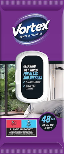 Vortex Professional Window Cleaning Wipes 48 Pieces
