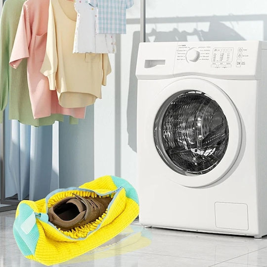 Set Patru Saci Spălare Încălțăminte Depox Protecție Curățare Eficientă Galben