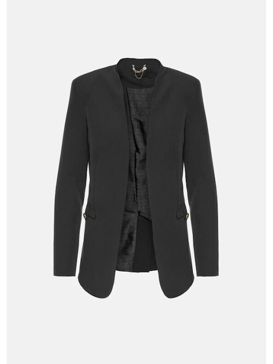 Lynne Women's Waisted Blazer Black