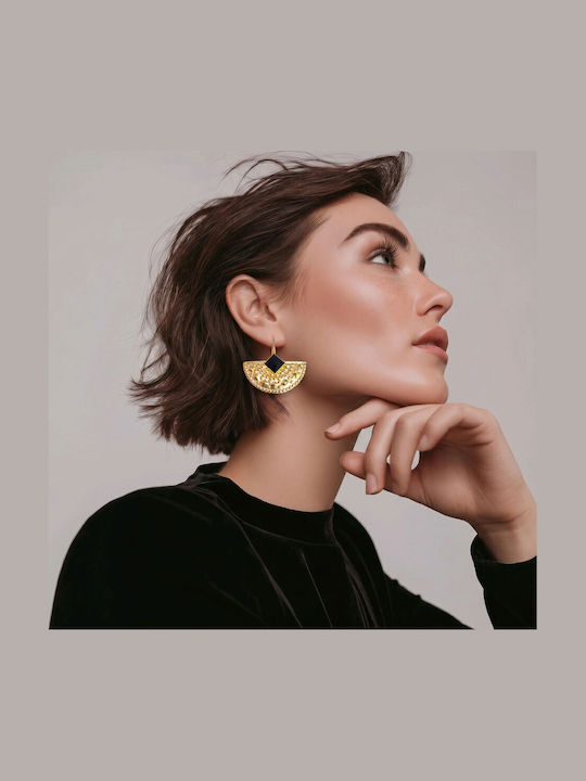 Touch Gold Plated Earrings 2182 1 Gold