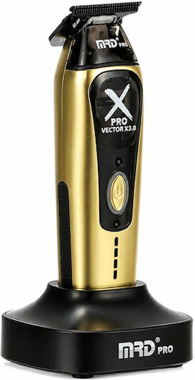 MRD Pro Professional Rechargeable Hair Clipper Gold GMT-999C-GOLD