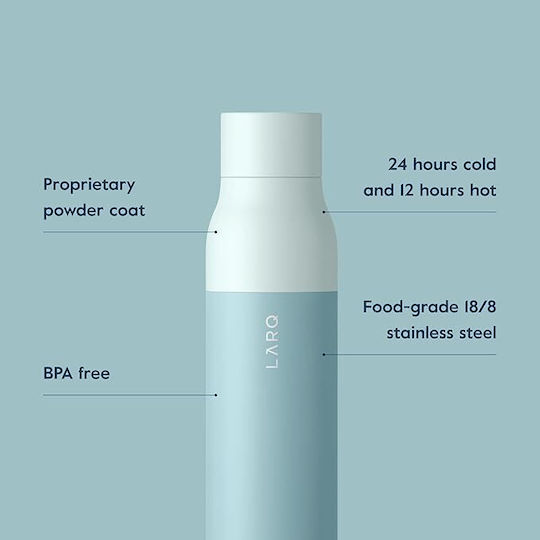 Thermos Bottle Stainless Steel 740ml Twist Top Seaside Mint