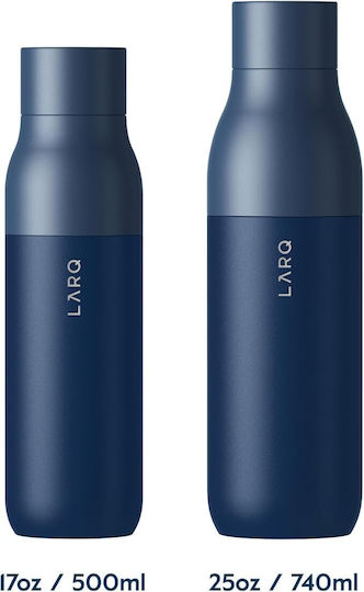 Thermos Bottle Stainless Steel 740ml Twist Top Monaco Blue