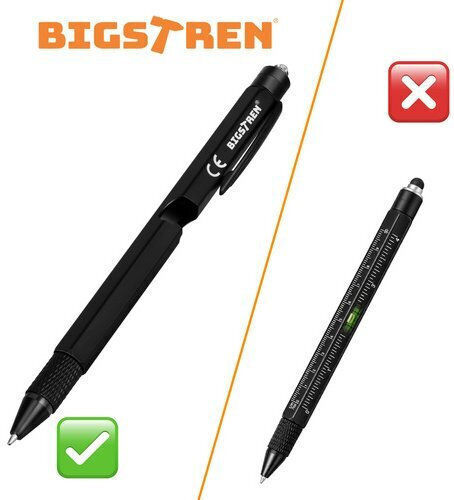 Bigstren Ballpoint Pen Black with Black Ink