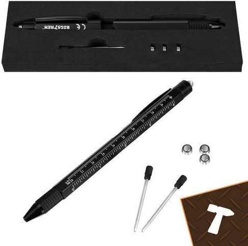 Bigstren Ballpoint Pen Black with Black Ink