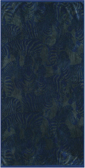Kentia Cotton Blue Beach Towel 80x160cm