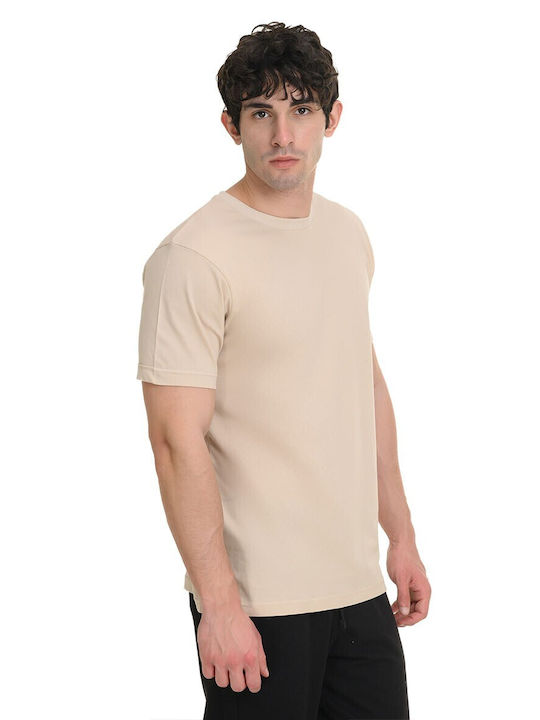 Bluza Tricou Cu Mânecă Scurtă Ecru