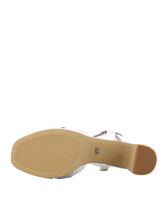Damen Sandalen Silber
