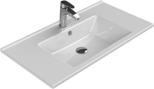 Cerastyle Επικαθήμενος Νιπτήρας Πορσελάνης 85x45x16.6cm Λευκό