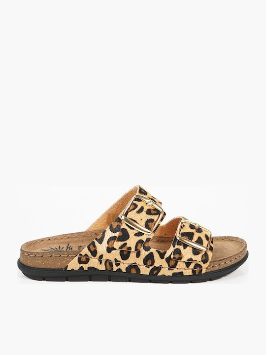 Sandale Casual Damă Leopard de Piele