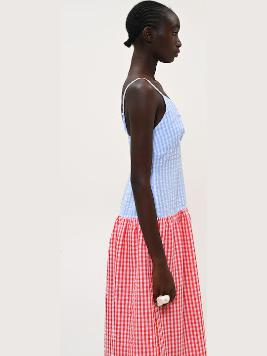 Summer Midi Dress Baby Blue