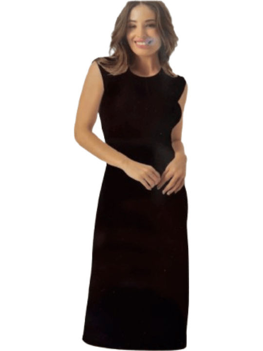 Summer Maxi Dress Black Colour