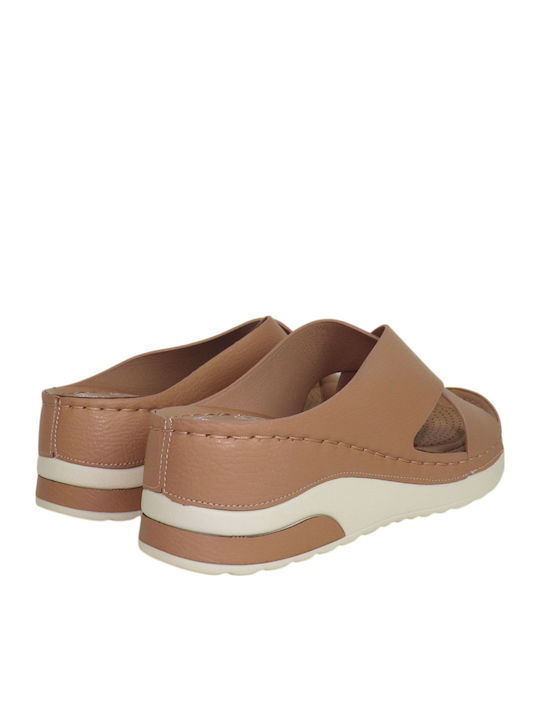 Women's Anatomic Flatforms Beige Sandals