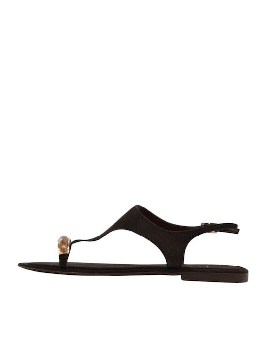 Leather Women's Sandals Brown