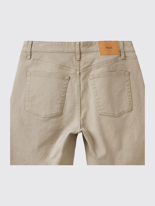 Ανδρική Βερμούδα Τζιν Vintage Khaki