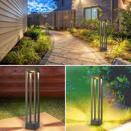 Επιτοίχιο Εξωτερικό Φωτιστικό LED IP65 9W με Θερμό Λευκό Φως