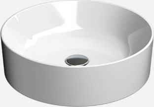 GSI Kube-X Countertop Sink Porcelain 45x45x11cm White