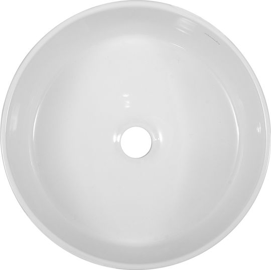 Adamidis Cupa 44X Aufgesetztes Waschbecken Porzellan 44x44x12cm