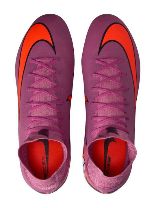 Nike Mercurial Superfly 10 Pro Футболни Обувки с Бутони Розов