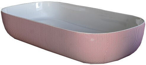 Scarabeo Glam Επικαθήμενος Νιπτήρας Πορσελάνης 56x39x14cm Scarabeo Glam Επικαθήμενος Νιπτήρας Πορσελάνης 56x39x14cm
