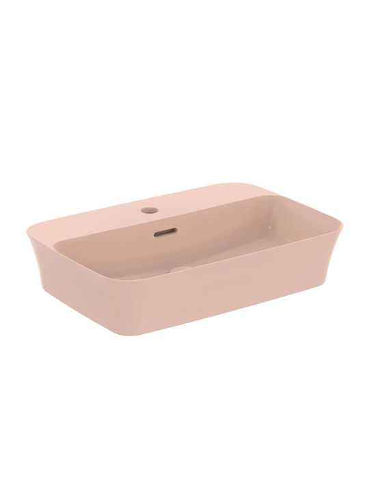 Ideal Standard Ipalyss Надеждна мивка Порцелан 55x38x14.5см Розов