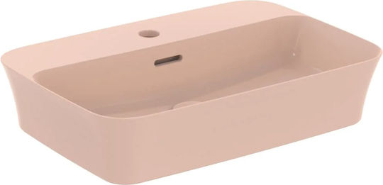 Ideal Standard Ipalyss Επικαθήμενος Νιπτήρας Πορσελάνης 55x38x14.5cm Ideal Standard Ipalyss Επικαθήμενος Νιπτήρας Πορσελάνης 55x38x14.5cm