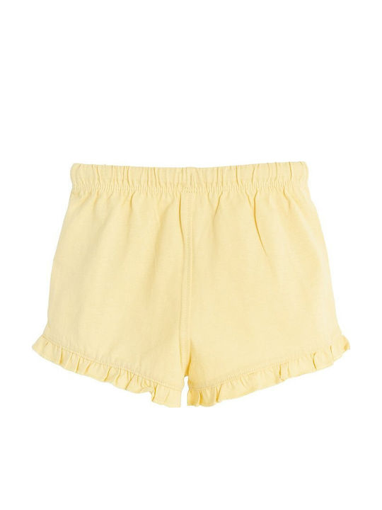 Kids Shorts Bermudas Fabric Yellow