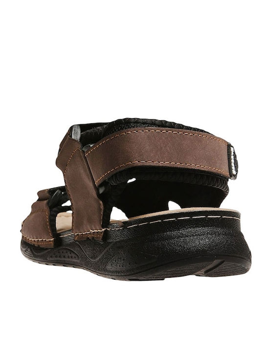 Herrensandalen in Brauner Farbe