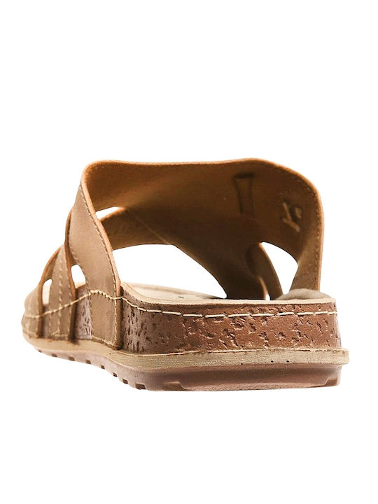 Herrensandalen in Braune Farbe