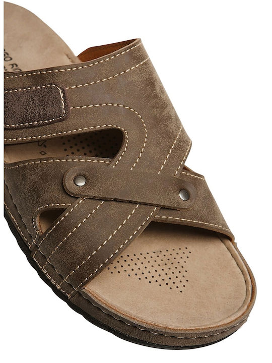 Herrensandalen in Brauner Farbe