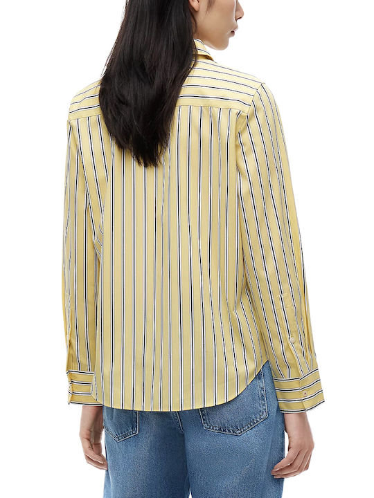 Tommy Hilfiger Γυναικείο Πουκάμισο Κιτρινο- Μαυρο Tommy Hilfiger Γυναικείο Πουκάμισο Κιτρινο- Μαυρο