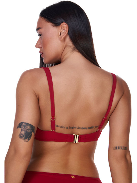 Sense Balconette Burgundy Bra