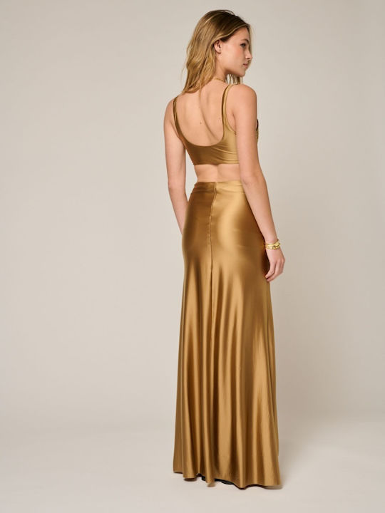 Maxi Skirt Gold