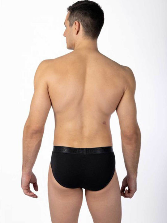 Ανδρικά Σλιπ Μαύρο-μαύρο Βυσσινί 2Pack
