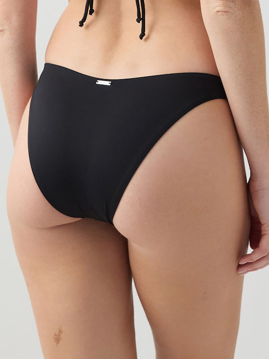 Bikini Bottoms Slip Black