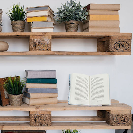 Relaxdays A5 Book Stand Transparent 15x11.5x15 Cm