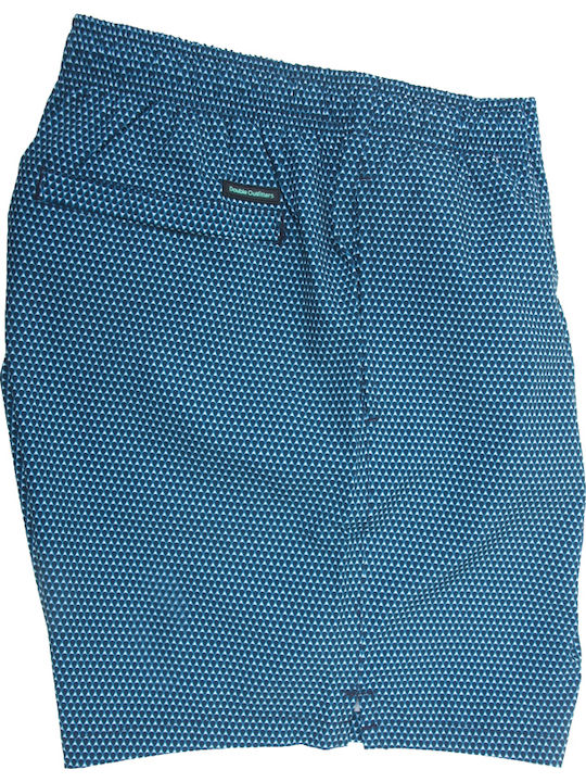 Men's Swimwear Bermuda Turquoise with Patterns