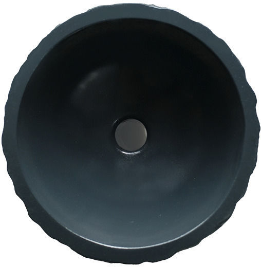 Sanitec Pine Επικαθήμενος Νιπτήρας Πορσελάνης 47x38cm Anthracite