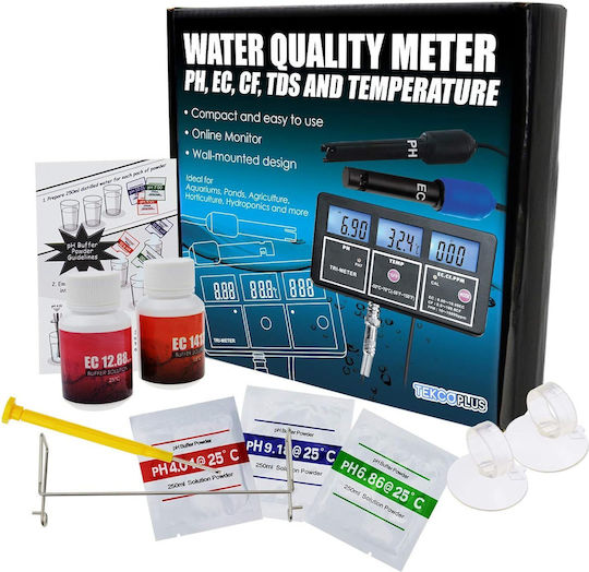 Resteq Digitaler PH TDS Cf 5 1 Wasser-Messgerät Hydroponik Aquarien