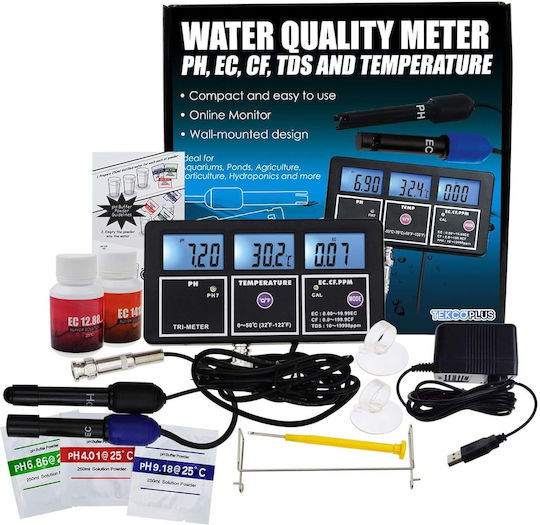 Resteq Digitaler PH TDS Cf 5 1 Wasser-Messgerät Hydroponik Aquarien