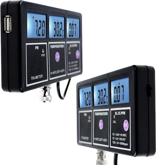Resteq Digitaler PH TDS Cf 5 1 Wasser-Messgerät Hydroponik Aquarien